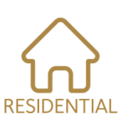 Residential House Outline Logo
